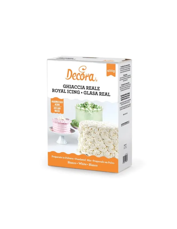 Decora - Ghiaccia reale extra bianca 400 g Nuovo Arrivo
