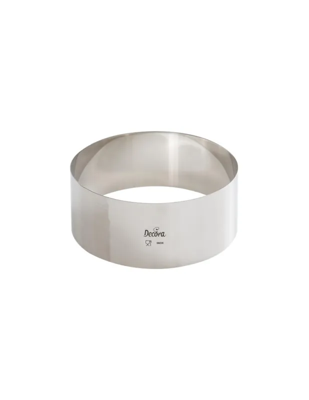 Saldi Decora - Sagoma per dolci acciaio inox cerchio diametro 16