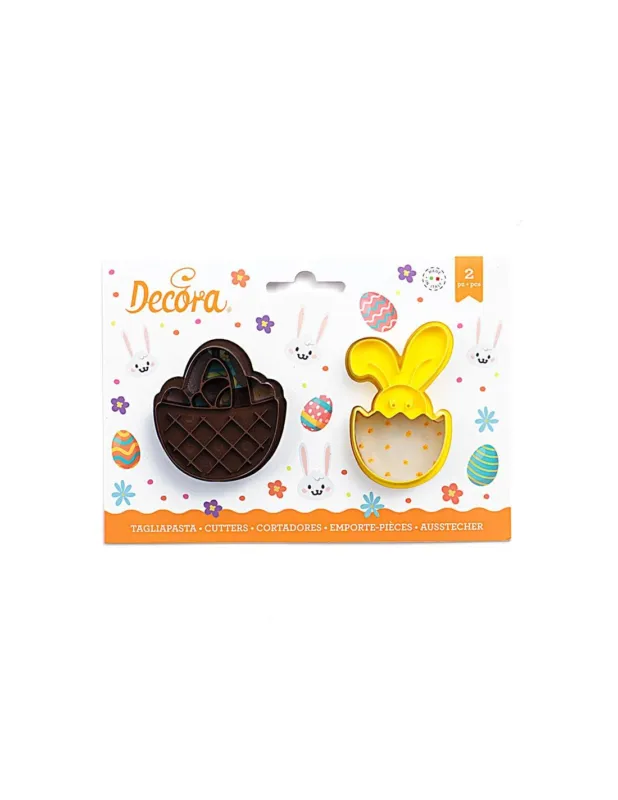 Decora - Set 2 Tagliapasta CESTINO E BUNNY Subito Disponibile