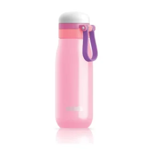 Offerta Limitata Zoku - Bottiglia Bimbo Ultraleggera in Acciaio Inox 500 ml Rosa