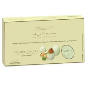 Quantità Limitata Maxtris - Confetti Nuance Green Gusto Ricotta e Pera 1 kg Senza Glutine