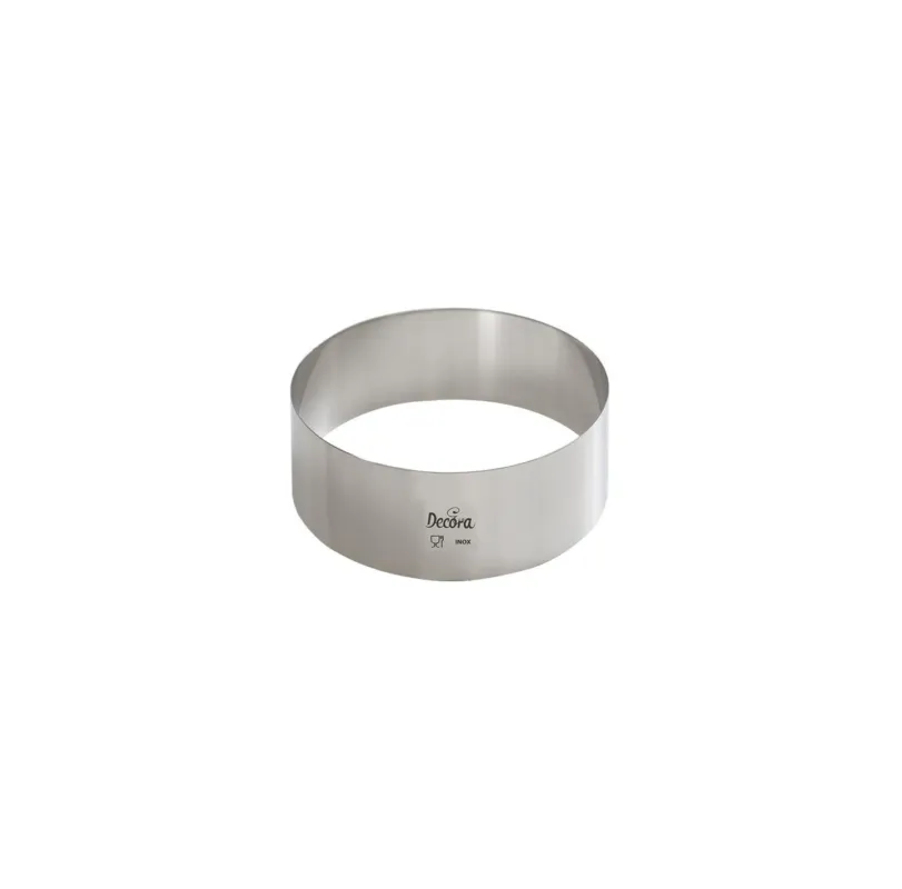 Ultimissimo Modello Decora - Sagoma per dolci acciaio inox cerchio diametro 7 cm