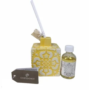 Bestseller Cupido&co - Diffusore Giallo con Boccetta di Essenza alla Vaniglia