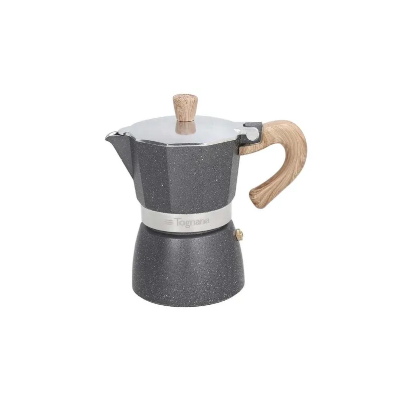 Tognana - Caffettiera moka stone e wood style 3 tazze Offerta