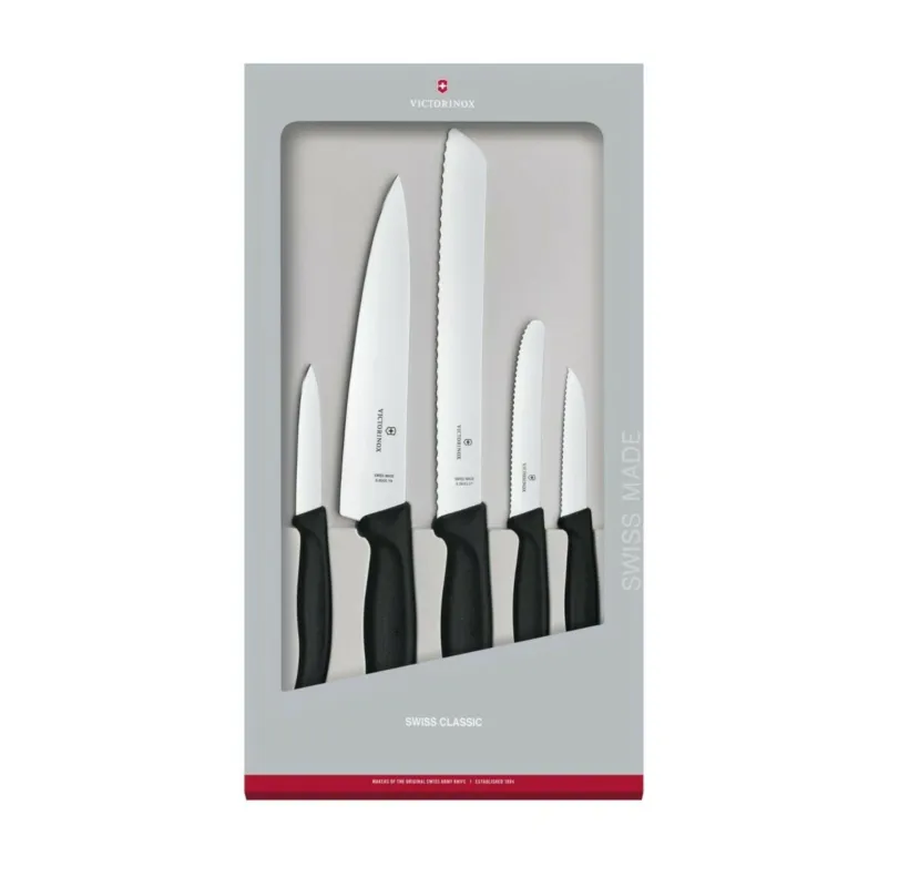 Victorinox - Set Coltelli da cucina swiss classic 5 pezzi Popolare