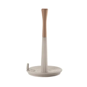 Quantità Limitata Guzzini - Portarotolo da cucina universale Tierra ROLL&TEAR grigio tortora
