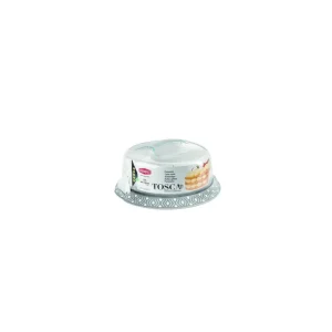 Stefanplast - Portatorta in plastica 37 cm linea tosca grigio Compra Adesso