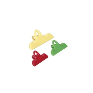 Tescoma - Set 3 Pinze chiudi buste in plastica da 7 e 11 cm linea presto Reso Gratuito