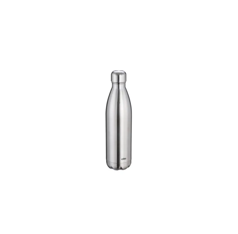 Pagamento Sicuro Cilio - Bottiglia termica in acciaio inox Elegante 750 ml argento