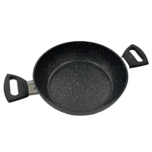 Super Prezzo Ballarini - Vipiteno Tegame 2 manici in alluminio antiaderente nerolite da 24 cm per induzione