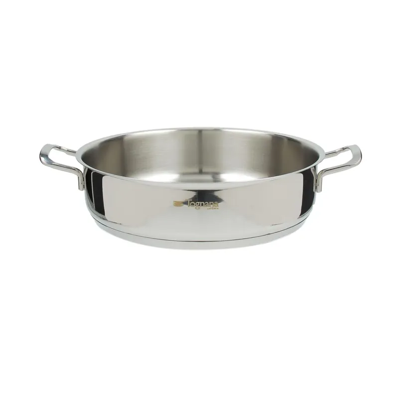 Tognana - Tegame 2 manici Vanitosa cm 28 acciaio inox Direttamente Dal Produttore