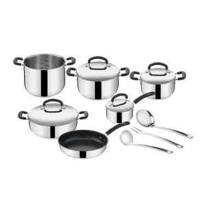 Prezzo Basso Lagostina - Batteria di pentole Pratica in acciaio inox da 13 pezzi