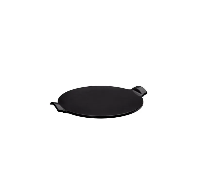 Emile henry - Pietra refrattaria per pizza fondo liscio 36 cm nera Promozione