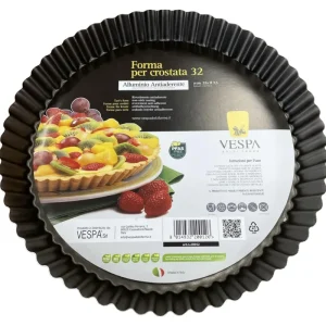 Vespa - Stampo crostata tonda in alluminio antiaderente 32 cm Ordina Subito
