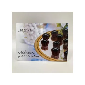 Popolare Confetteria Orefice - Abbracci biscotto avvolto da cioccolato colore nero 500g