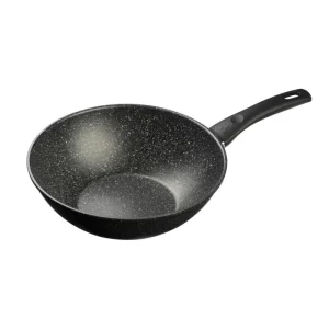 Ultima Occasione Ballarini - Vipiteno padella Wok in alluminio antiaderente nerolite da 28 cm adatta per induzione