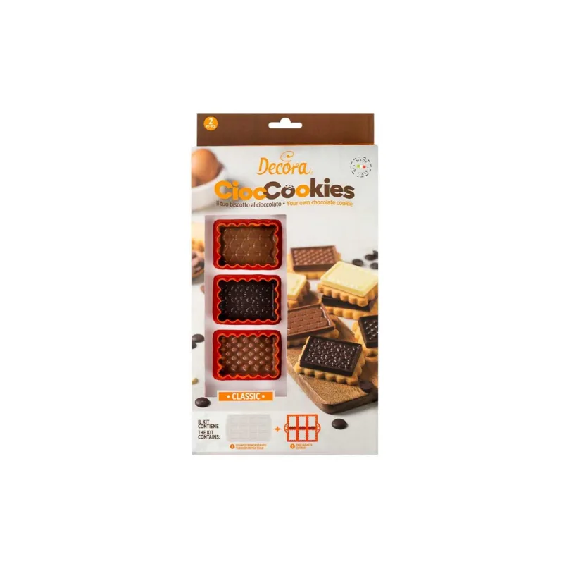 Di Tendenza Decora - Set tagliapasta in plastica CiocCookies Classic