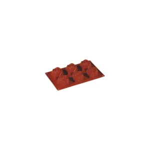 Promozione Esclusiva Pavoni - Stampo silicone muffin forma di rosa 6 cavità