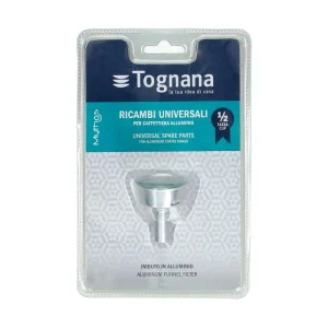 Offerta Limitata Tognana - Imbuto in alluminio ricambio universale per caffettiera moka mezza tazza