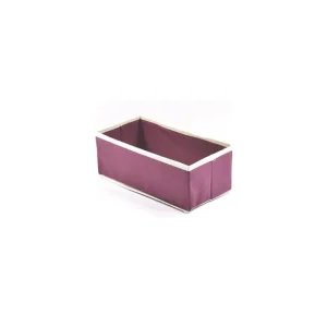 Scatola organizer Precisotto in tessuto TNT 28x14x11 cm bordeaux Pagamento Sicuro