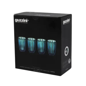 Offerta Speciale Guzzini - Set 4 bicchieri in plastica biologica riciclabile linea Dolcevita turchese 470 ml
