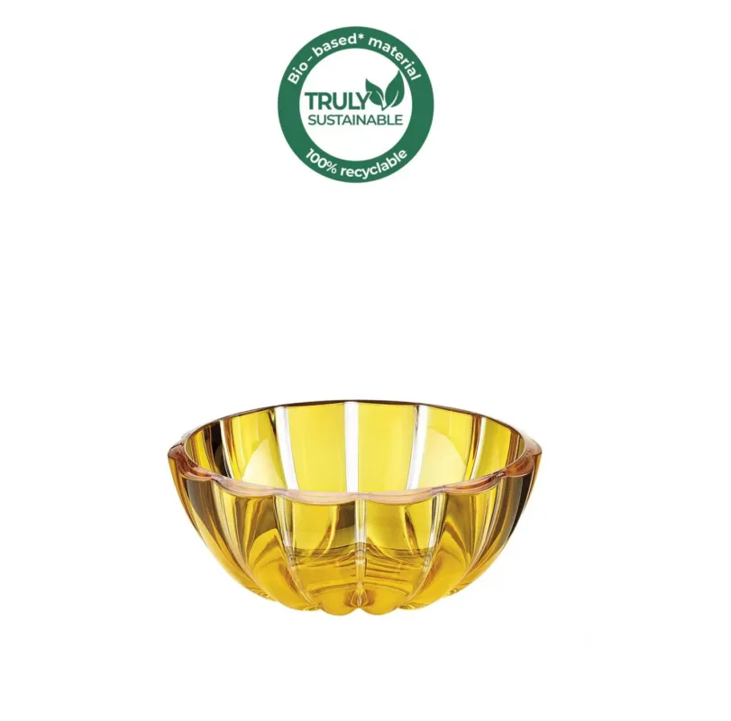 Occasione Guzzini - Ciotola S in plastica biologica riciclabile linea Dolcevita 12 cm ambra