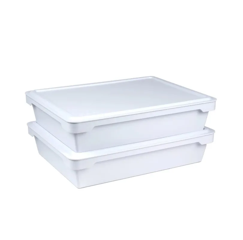 Prezzo Di Fabbrica Ooni - Set 2 cassette con coperchio per lievitazione impasto pizza 42x32 cm