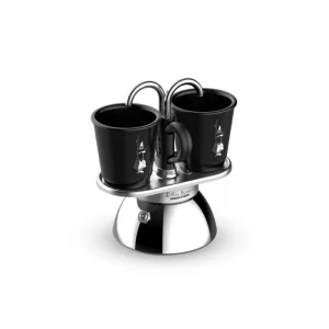 Bialetti - Caffettiera moka set mini express induction 2 tazze nera Scelto Dai Clienti