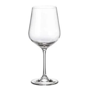 Offerta Limitata Crystal Bohemia - Set 6 Bicchieri calici da vino in vetro linea Strix da 580 ml