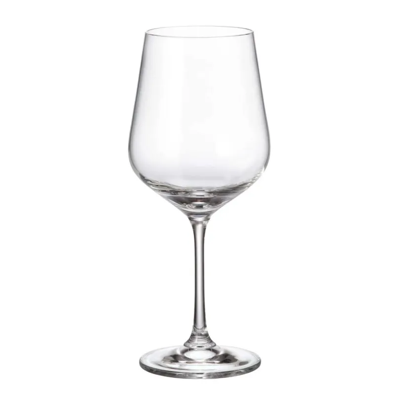 Offerta Limitata Crystal Bohemia - Set 6 Bicchieri calici da vino in vetro linea Strix da 580 ml