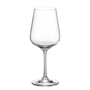 Di Tendenza Crystal Bohemia - Set 6 Bicchieri calici da vino in vetro linea Strix da 450 ml