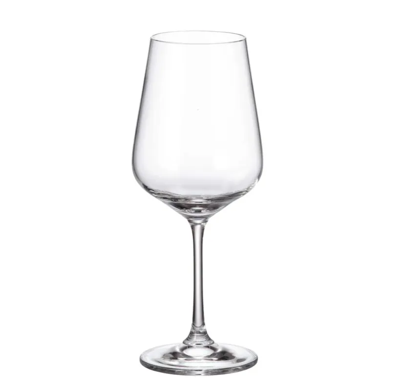 Di Tendenza Crystal Bohemia - Set 6 Bicchieri calici da vino in vetro linea Strix da 450 ml