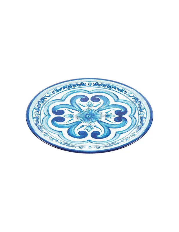 Guzzini - Piatto piano in melamina linea Blues 27 cm Table Decor Soddisfatti O Rimborsati
