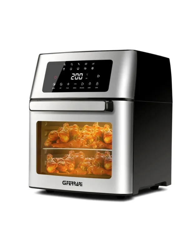 G3Ferrari - Friggitrice ad Aria Multifunzione 15 Litri con Forno e Girarrosto G10182 Affare
