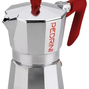 PEDRINI Caffettiera Moka in Alluminio 3 Tazze Must-Have