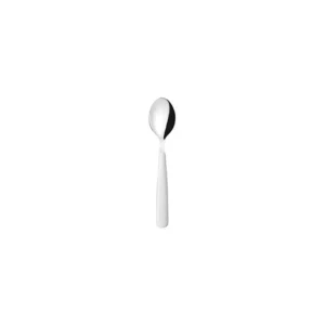 Cucchiaio in acciaio inox Guzzini con manico bianco Solo Oggi