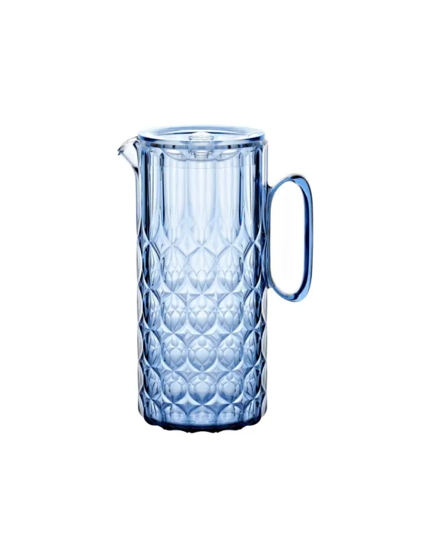 Guzzini Vanity Caraffa con Coperchio Bio-based 1.75L Blu Denim Promo Stagionale