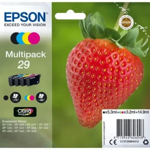 Prezzo Ridotto Epson Strawberry Multipack Fragole 4 colori Inchiostri Claria Home 29