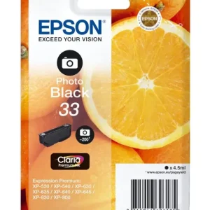 Epson Oranges Cartuccia Nero foto T33 Claria Premium Scelto Dai Clienti