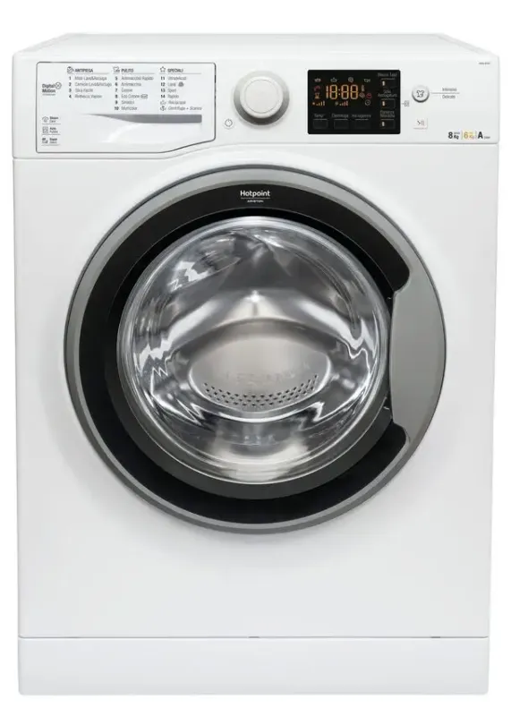 Hotpoint RDSG 86207 S IT lavasciuga Libera installazione Caricamento frontale Bianco Spedito Oggi