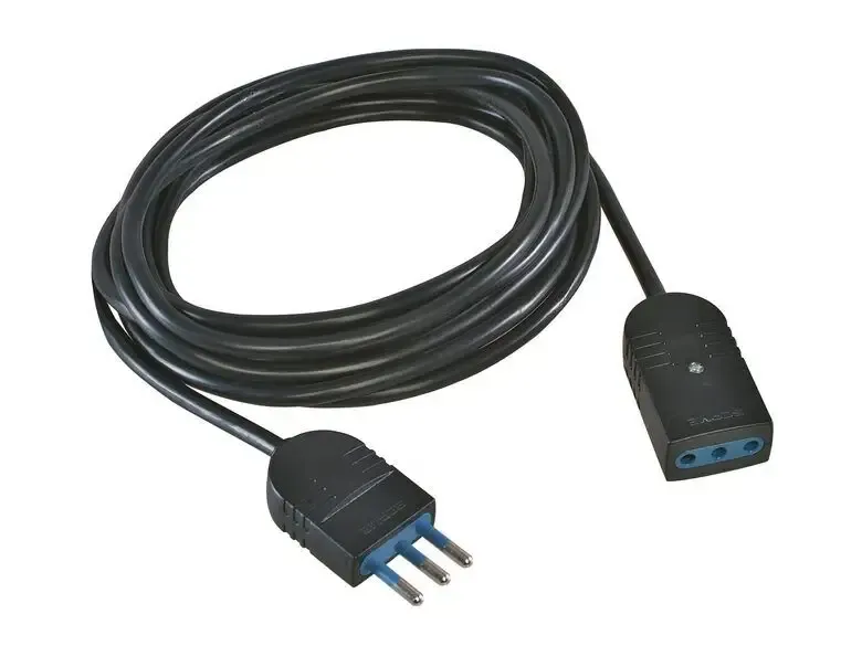 Must-Have Poly Pool PP0382.1 prolunghe e multiple 5 m 1 presa(e) AC Interno Nero