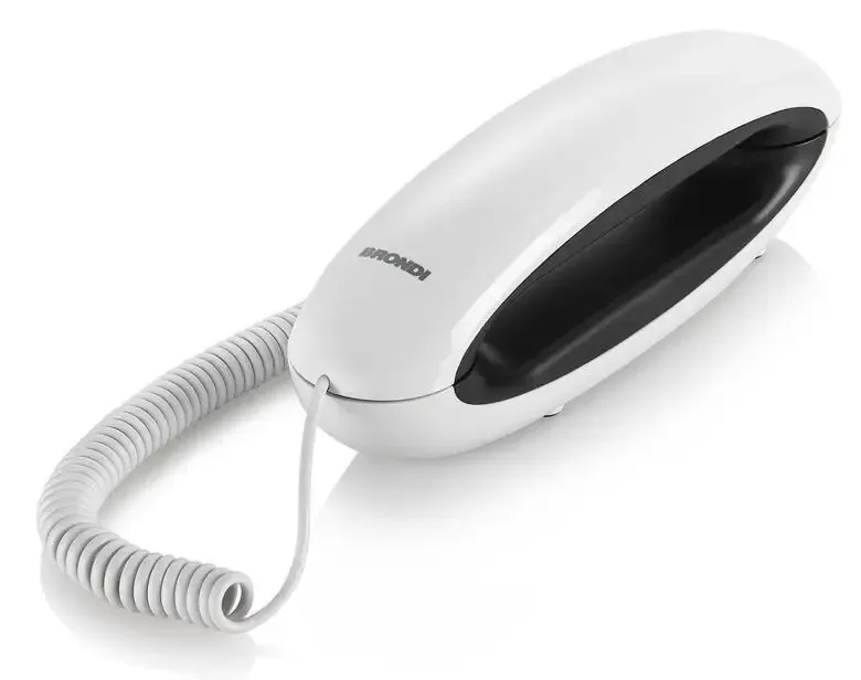 Professionale Brondi Dolphin Telefono analogico Nero, Bianco