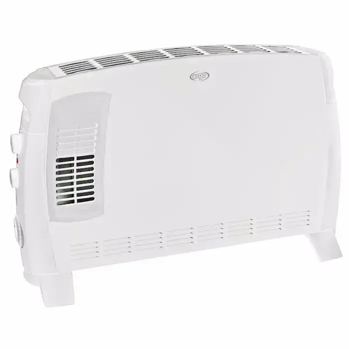Nuovo Arrivo Argoclima JAZZ T Interno Bianco 2000 W Riscaldatore ambiente elettrico con ventilatore