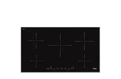 Smeg SI5952B piano cottura Nero Da incasso Piano cottura a induzione 5 Fornello(i) Spedizione Espresso