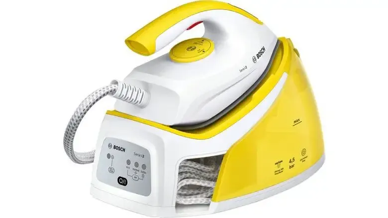 Nuovo Arrivo Bosch Serie 2 TDS2120 ferro da stiro a caldaia 2400 W 1,5 L Palladio Bianco, Giallo