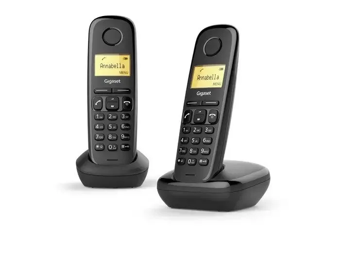 Gigaset A170 Duo Telefono analogico/DECT Identificatore di chiamata Nero Professionale