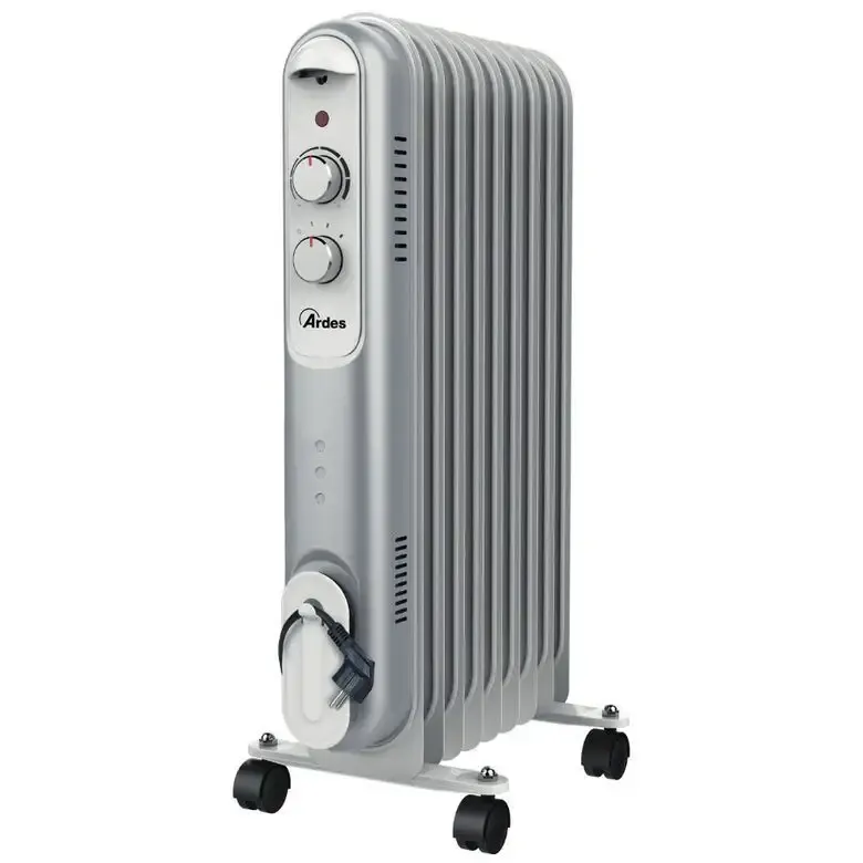 Ardes AR4R09S stufetta elettrica Interno Nero, Grigio, Bianco 2000 W Riscaldatore ambiente elettrico a olio Ordina Subito