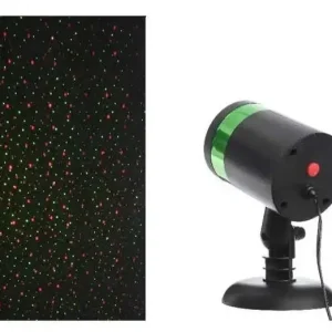 Kaemingk Proiettore Garden Led Rosso E Verde Rotazione - Campo Di Luce 20M X 56Mq Ideale Per Esterno Ed Interno Super Prezzo