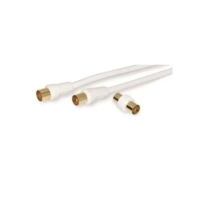 Quantità Limitata nuovaVideosuono 9/52 W cavo coassiale 2 m IEC 9.5mm Bianco