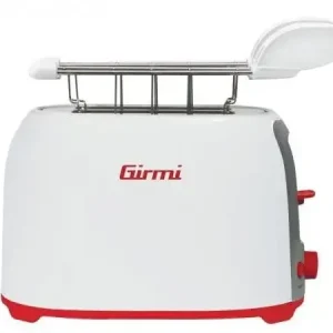 Popolare Girmi TP10 2 fetta/e 750 W Rosso, Bianco